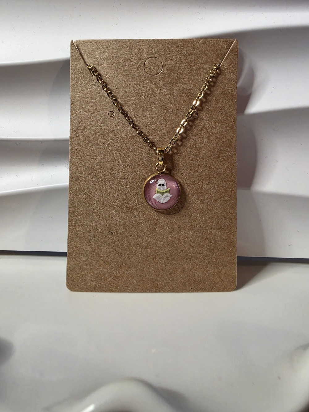 Handmade Necklace - Ghost